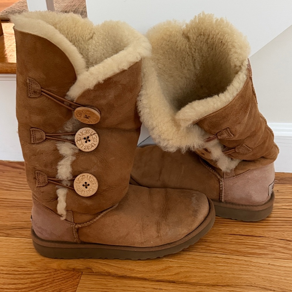 UGG Tan Shearling Winter Boots